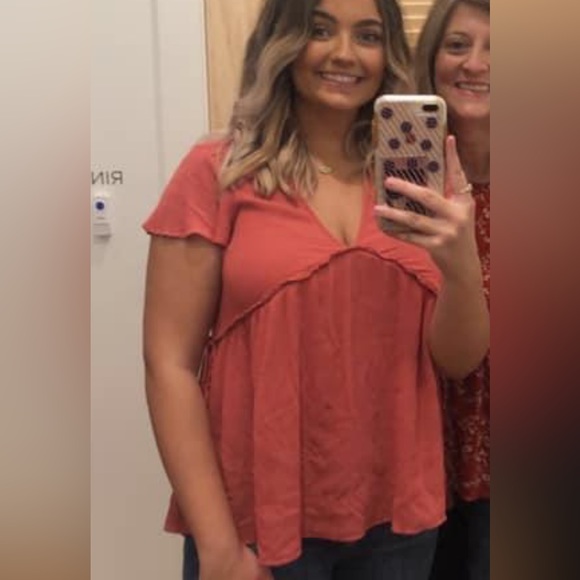 Burnt Orange Matilda Jane Top - Picture 3 of 3